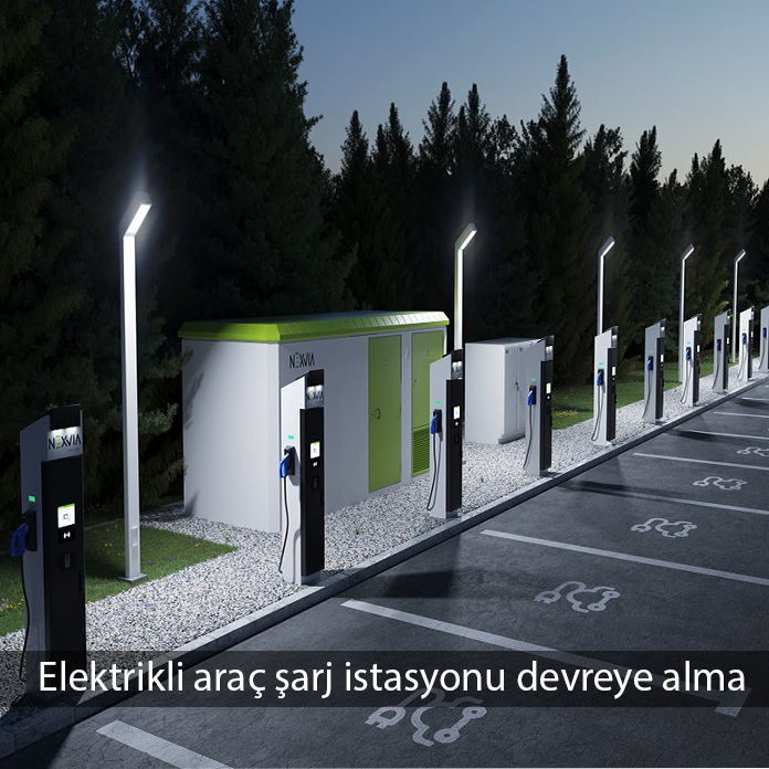 Elektrikli araç şarj ünitesi devreye alma